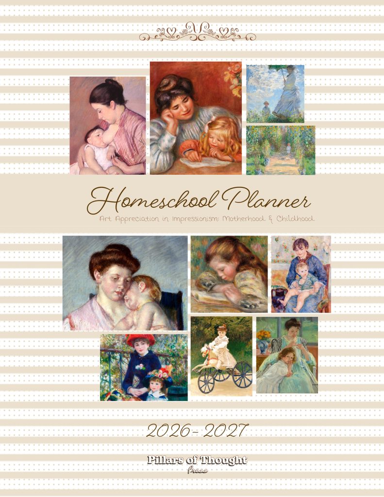 Dual Homeschool Planner & Mini-Course in Art Appreciation [ENGLISH]
